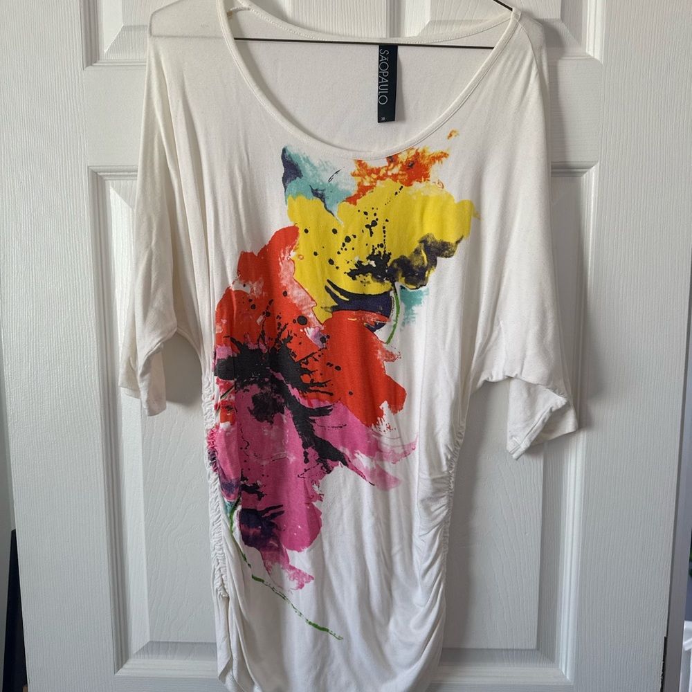Colorful Floral Women's Top